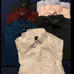H&M - SLIM FIT BUTTON DOWN SHIRTS size SMALL - 7